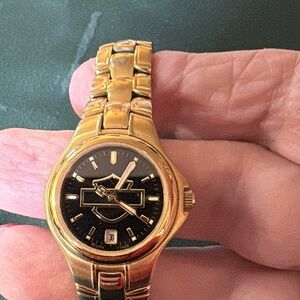 Gold and Black Watch
